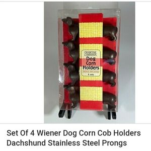 Weiner Dog Corn Holders